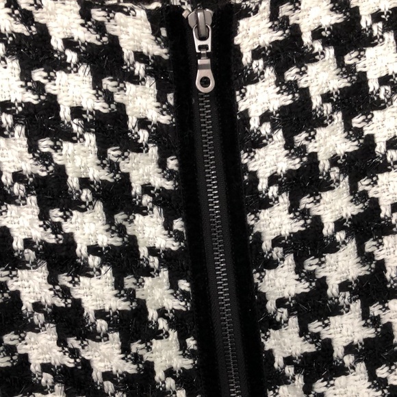 ANTHROPOLOGIE ELVIRA HOUNDSTOOTH MINI SKIRT (NEW) - Picture 7 of 7
